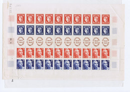 France : Yv 830 - 833 , Agauche, En Dehors Des Timbres Collés Sur Le Papier - Ungebraucht