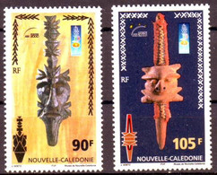 Nouvelle Caledonie - 823-824 - Neufs Ss Charnière - Musée - Tetes De Monnaies - Unused Stamps