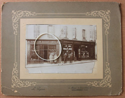 Photo Ancienne  De La Quincaillerie Léon Bassot , 2 Rue Monge à Beaune, En 1883 - Beaune
