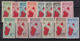 Madagascar Poste Aérienne N°1/14 - Neuf * Avec Charnière - TB - Poste Aérienne