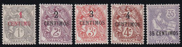 Maroc N°20/24 - Neuf * Avec Charnière - TB - Unused Stamps