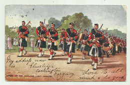 PAPERS OF THE HIGHLAND INFANTRY , 1904 VIAGGIATA FP - Regiments