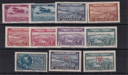 Maroc Poste Aérienne N°32/42 -  Neuf * Avec Charnière - TB - Luftpost