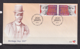 SOUTH AFRICA - 1997 Heritage Day FDC - Covers & Documents