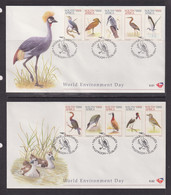 SOUTH AFRICA - 1997 Birds FDC X 2 - Covers & Documents