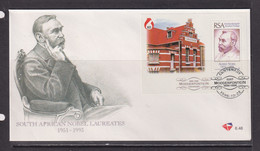 SOUTH AFRICA - 1996 Alfred Nobel Miniature Sheet FDC - Cartas & Documentos