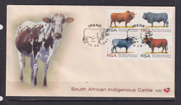 SOUTH AFRICA - 1997 Cattle FDC - Lettres & Documents