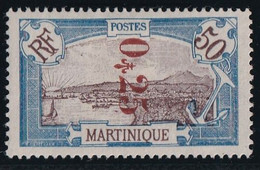 Martinique N°110a - Variété Surcharge Renversée De Haut En Bas - Neuf * Avec Charnière - TB - Unused Stamps