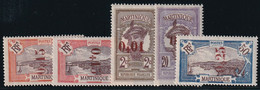 Martinique N°105/110 Sauf 109 - Neuf * Avec Charnière - TB - Ungebraucht