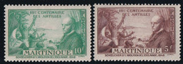 Martinique N°159/160 - Neuf * Avec Charnière - TB - Unused Stamps