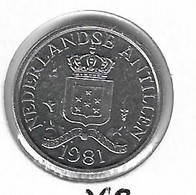 Netherlands Antilles 1 Cent 1981  Km 8a  Xf+ - Netherlands Antilles