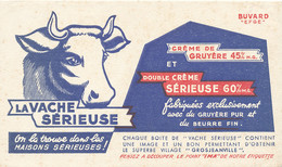 BU 2480 /   BUVARD    LA VACHE  SERIEUSEE  (18,00 Cm X 10,50 Cm) - Dairy