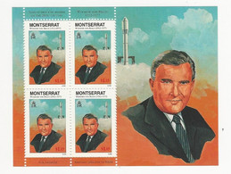 Montserrat - 1998 - Personnalités Du 20e Siècle. Wernher Von Braun - N° Feuillet 955 ** - Montserrat