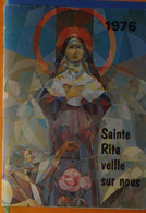 Petit Calendrier Poche Livret 1976 Sainte Rita - 12 Pages - Small : 1971-80