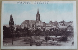 44  MAUVES  SUR  LOIRE   L  EGLISE  ET  LE  QUARTIER OUEST DU  BOURG - Mauves-sur-Loire