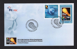 Turkey/Turquie 2014 - Basketball - FIBA World Championship For Women - FDC - Excellent Quality ** - Superb*** - Storia Postale