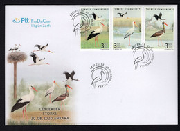 Turkey/Turquie 2021 - Fauna Birds - Storks - FDC - Excellent Quality ** - Superb*** - Storia Postale