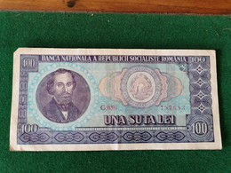 Romania  -  100  Lei   -  Circulé - Beau - Roumanie