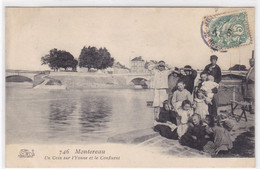 Seine-et-Marne - Montereau - Un Coin Sur L'Yonne Et Le Confluent - Montereau