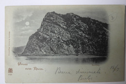 Cpa Gruss Vom Rhein - Sépia Bleu - TYZ03 - Rhein-Hunsrueck-Kreis