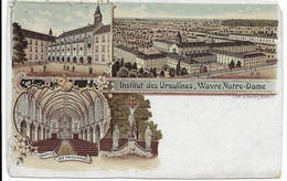 - 1233 - WAVRE NOTRE - DAME  Institut Des Ursulines  Superbe LITHO !!!!! - Sint-Katelijne-Waver