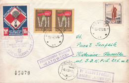 1959 - 1960 Balloon Mail - Transported In A Balloon | KATOWICE - 05070 - Ballonpost