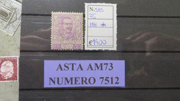 ITALY KINGDOM- NICE MH RARE STAMP- 1400 € ON CATALOGUE -signed - Ungebraucht