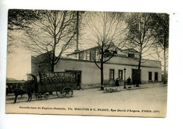 Rare Paris 19ème Manufacture De Papiers Ondulés - Arrondissement: 19