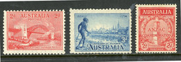 Australia MH 1932-35 - Neufs