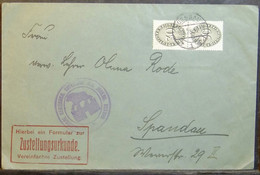 Germany - Official Advertising Cover 1926 Pair Bear Dessau - Covers & Documents
