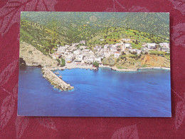 Greece 1987 Postcard  To England - Crete Ag. Galini - Hephaestus - Griekenland