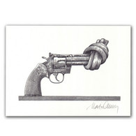 UN 2018 Knotted Gun - Non Violence Proof Signed By Artist With Maxim Card In Presentation Pack - Exhibit Item (**) - Lettres & Documents