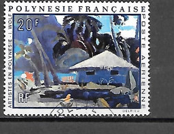 TIMBRE OBLITERE DE POLYNESIE DE 1972 N° YVERT PA 55 - Oblitérés