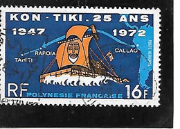 TIMBRE OBLITERE DE POLYNESIE DE 1972 N° YVERT PA 64 - Used Stamps