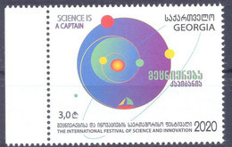 2021. Georgia.  International Festival Of Science And Innovation, 1v, Mint/**. - Géorgie