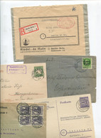 8664) 10 Belege Gesamtdeutschland - Briefe U. Dokumente