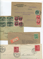 8536) 10 Belege Gesamtdeutschland - Briefe U. Dokumente