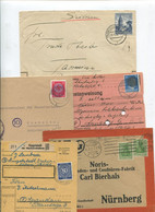 8381) 10 Belege Gesamtdeutschland - Briefe U. Dokumente