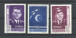 RUMANIA   YVERT  AEREO  157/59     MNH  ** - Unused Stamps