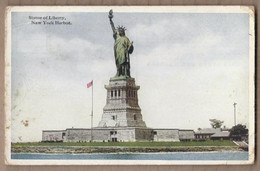 CPA USA - NEW YORK CITY - Statue Of Liberty - New York Harbor - TB PLAN - Statue De La Liberté