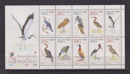SOUTH AFRICA - 1997 Waterbirds Miniature Sheet Never Hinged Mint - Unused Stamps