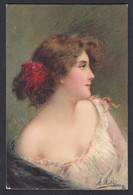 Printed Vintage Size Postcard A Asti Raphael Tuck & Sons Publisher Connoisseur Series Paris Salon 1906 - Asti