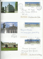 LOT SERIE COMPLETE NANCY 5 ENVELOPPES DIFFERENTES OBLITEREES.LOT 42K/0507565 - Lots Et Collections : Entiers Et PAP