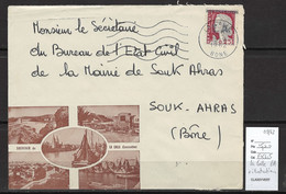 Algérie - EA - La Calle - Bone - 1962 - Enveloppe Illustrée - Brieven En Documenten