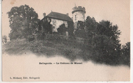 Cpa.01.Bellegarde.Le Château De Mussel. - Bellegarde-sur-Valserine