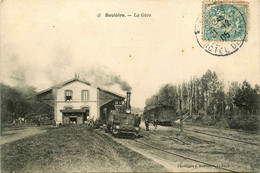 Bouloire * Vue Sur La Gare Du Village * Le Train * Locomotive * Ligne Chemin De Fer - Bouloire