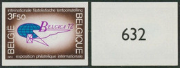 Non Dentelé (1972) - N°1621 Belgica 72 - Other & Unclassified