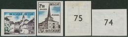 Non Dentelé (1972) - N°1636/37 Tourisme (Couvin / Maaseik) - Autres & Non Classés