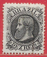 Brésil N°51 10r Noir 1882-85 O - Gebraucht