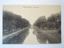 2022 - 2810  GRISOLLES  (Tarn-et-Garonne)  :  Le CANAL     XXX - Grisolles